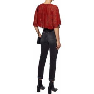IRO Red Anida Blouse